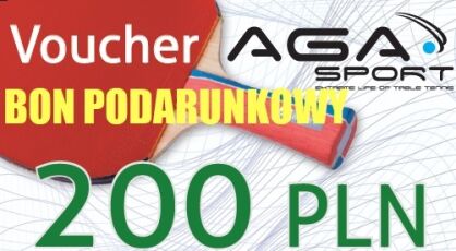 Bon Podarunkowy - Voucher AGA SPORT 200 zł